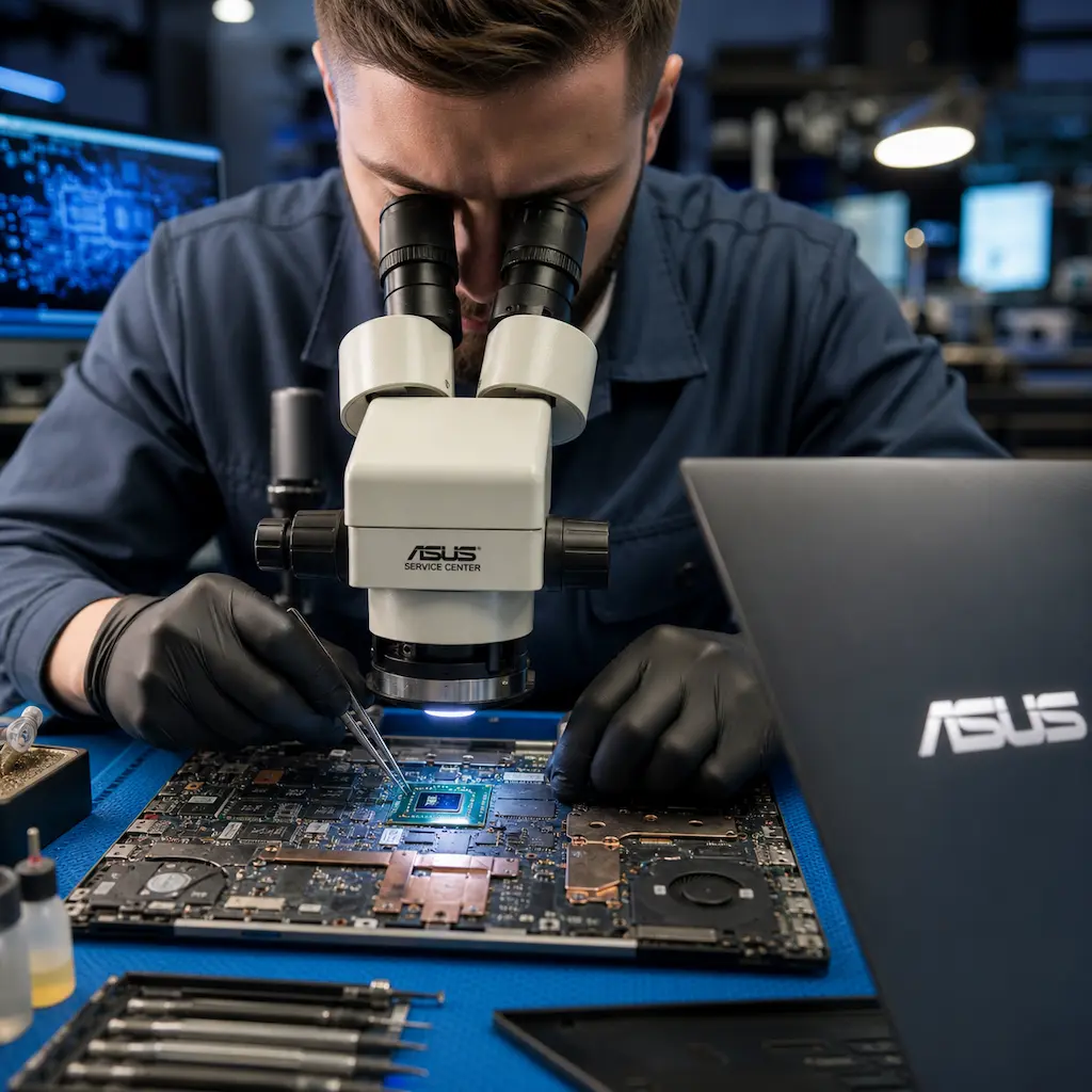 Замена видеокарты ноутбука Asus в Казани