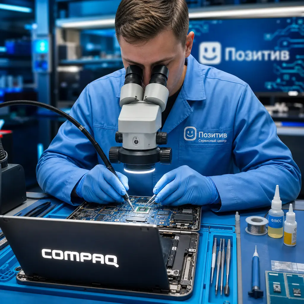 Замена видеокарты ноутбука Compaq в Казани