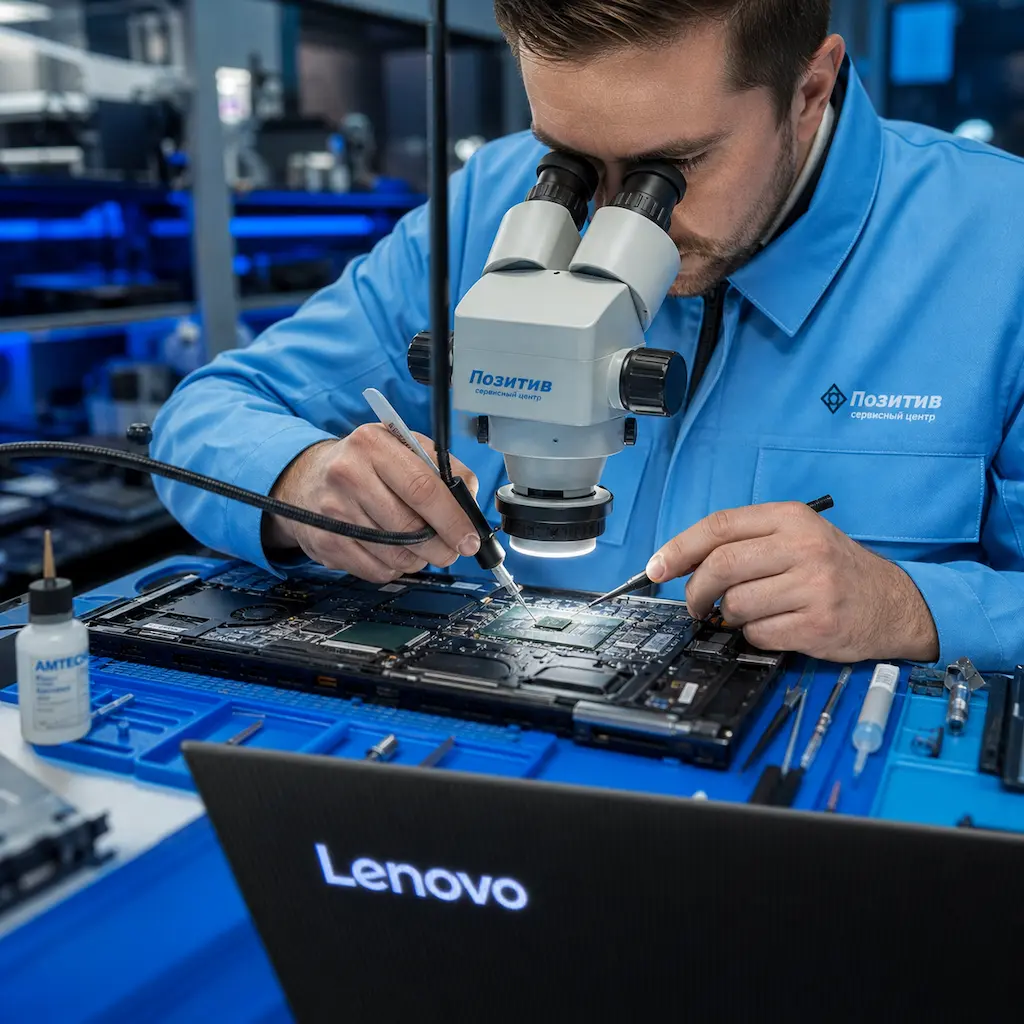 Замена видеокарты ноутбука Lenovo в Казани