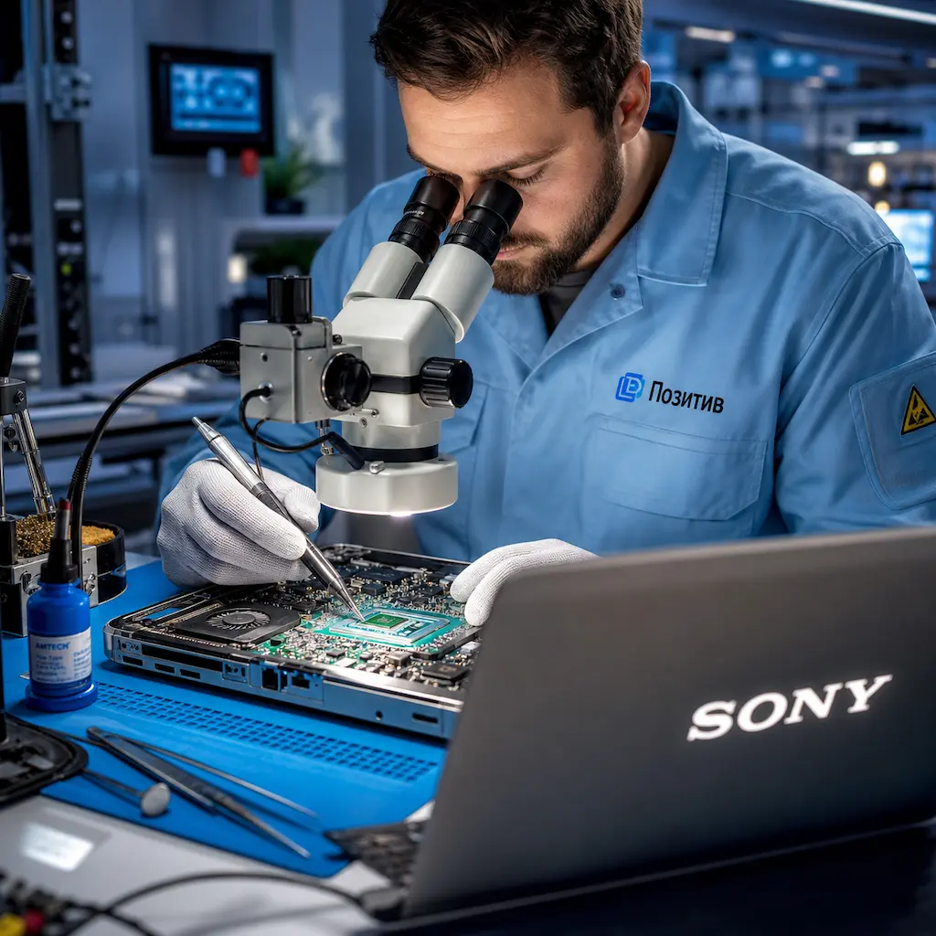 Замена видеокарты ноутбука Sony в Казани