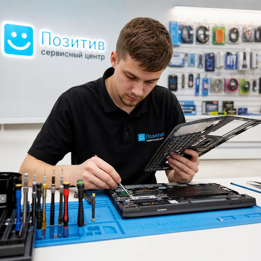 заменить клавиатуру на ноутбуке Lenovo в Казани