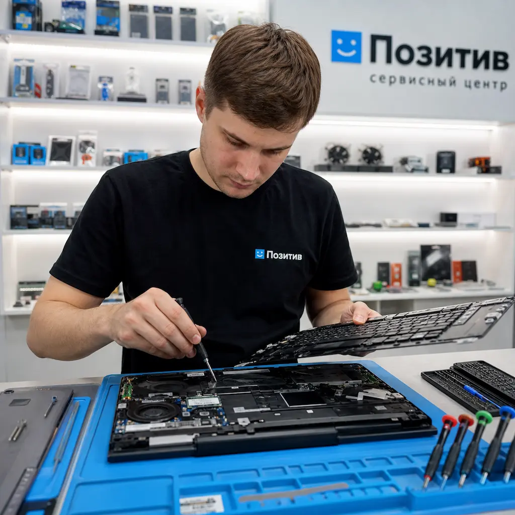 заменить клавиатуру на ноутбуке Samsung в Казани