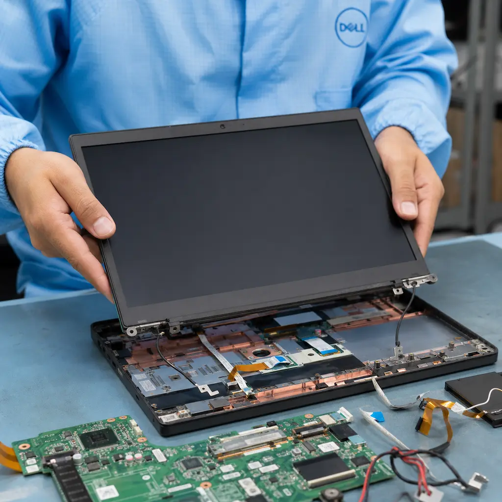 заменить матрицу ноутбука Dell в Казани