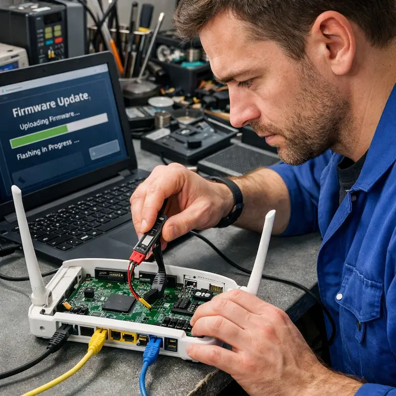 Обновление прошивки роутера в Казани