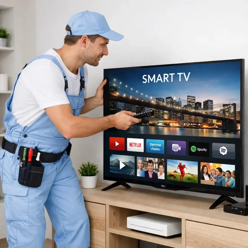 Как вызвать мастера для настройки Smart TV в Казани
