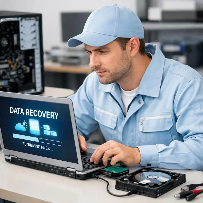 Восстановление данных и файлов в Казани