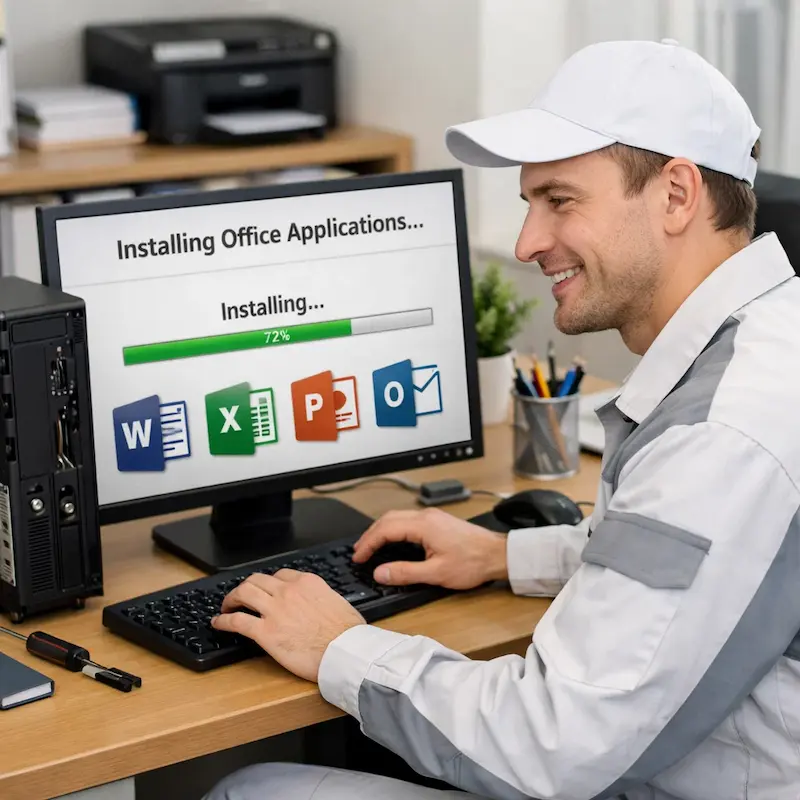 Установка и настройка программ на компьютере в Казани