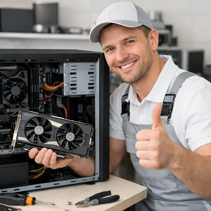 Замена видеокарты ПК в Казани