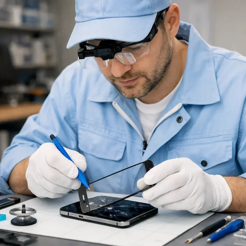 Замена тачскрина на смартфоне в Казани