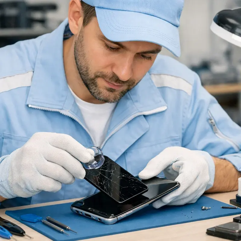 Заменить сенсорное стекло на смартфоне в Казани