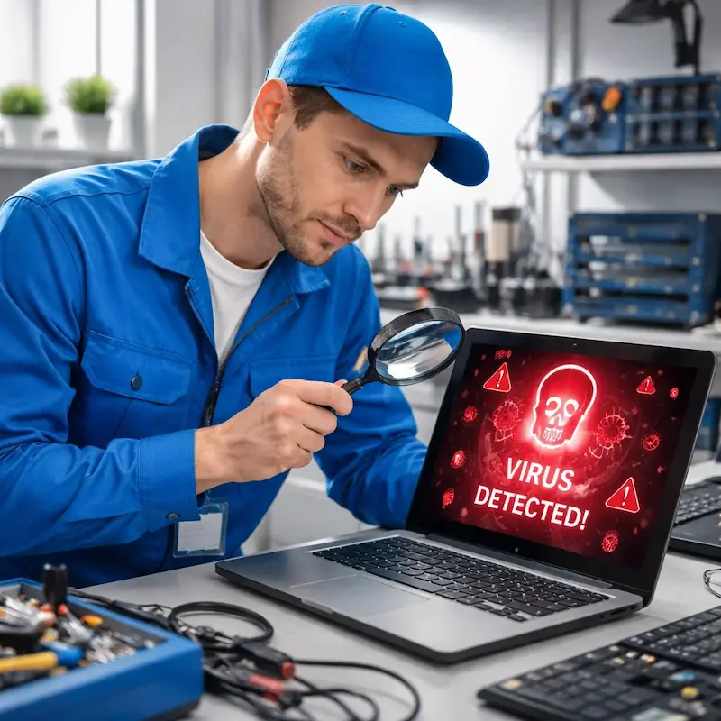 Поиск компьютерных вирусов в Казани